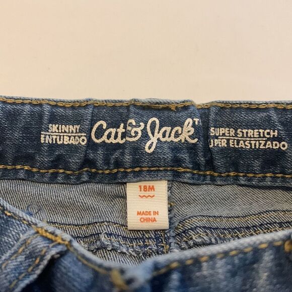 🎀 Cat & Jack | Girl’s Skinny Sequined Jeans - Picture 4 of 5